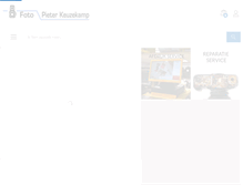 Tablet Screenshot of fotokeuzekamp.nl